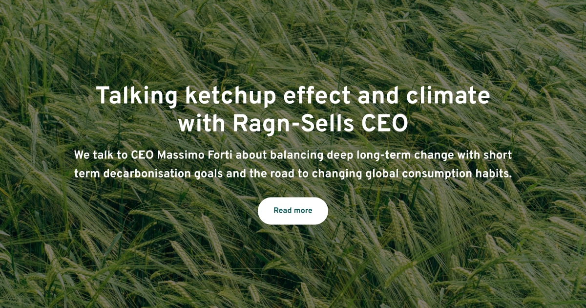 Talking ketchup effect and climate with RagnSells CEO